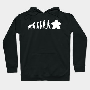 Meeple Evolution Board Game Graphic - Tabletop Gaming Hoodie